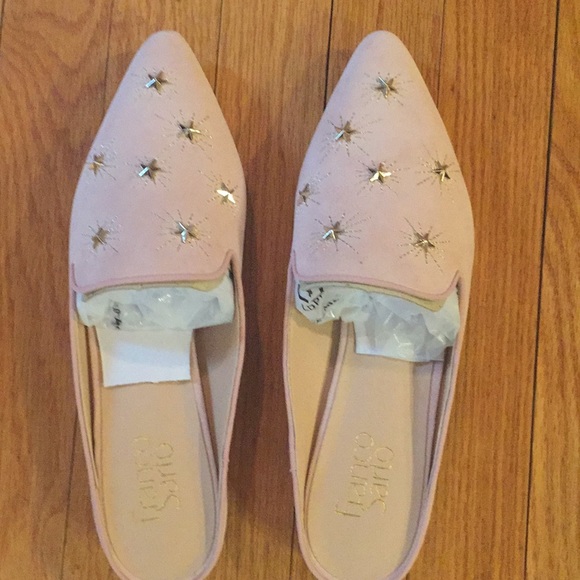 Franco Sarto suede Pink Mules - Picture 4 of 8